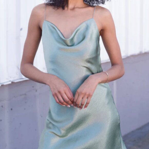 Fashion Nova Dresses & Skirts - fashion nova Elegant Satin Slip Dress size L